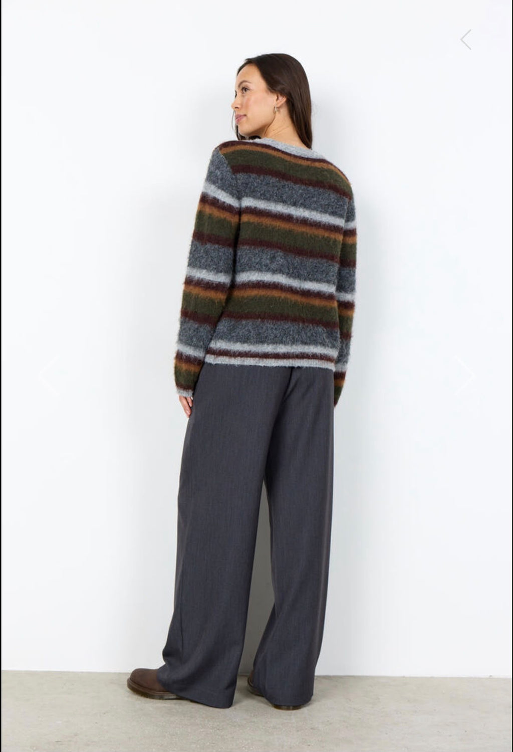 MAGLIONE PELOSETTO RIGATO