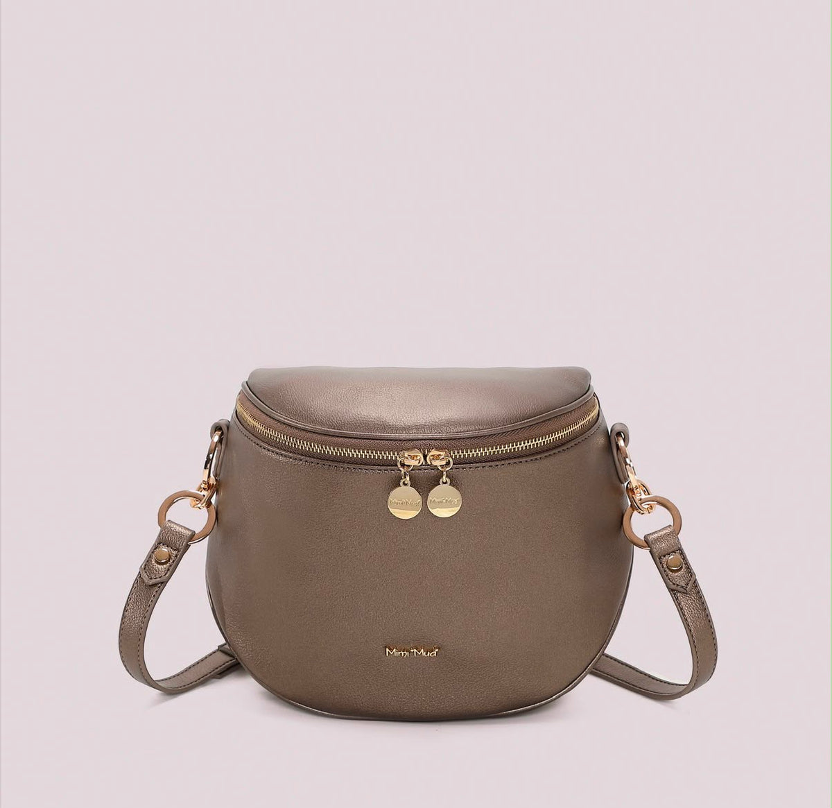 BORSA MARSUPIO CON DETTAGLIO ANELLI AI MANICI- MIMI’ MUA’