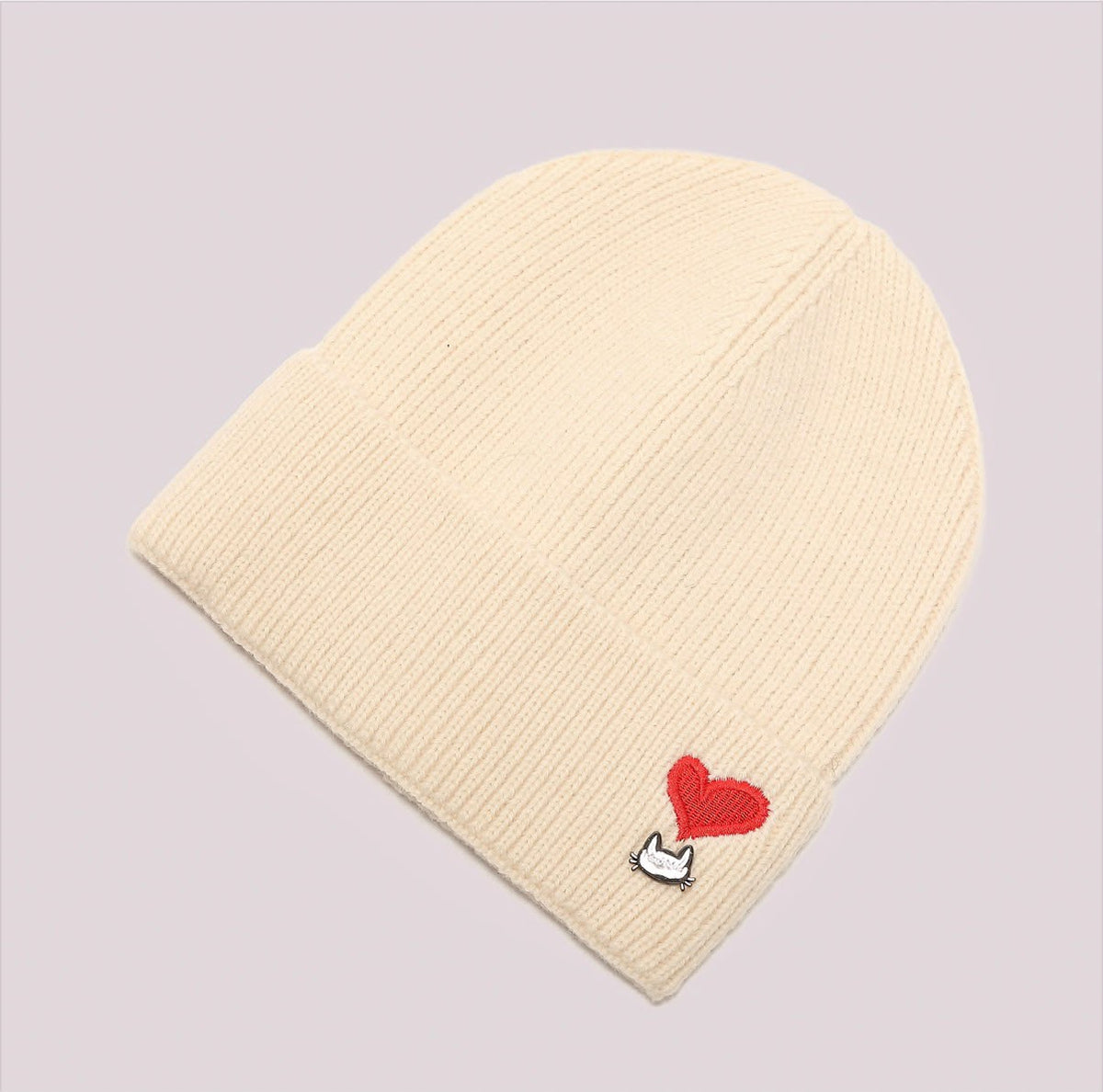BERRETTO CON CUORE RICAMATO- completo con guanti e sciarpa nella categoria accessori