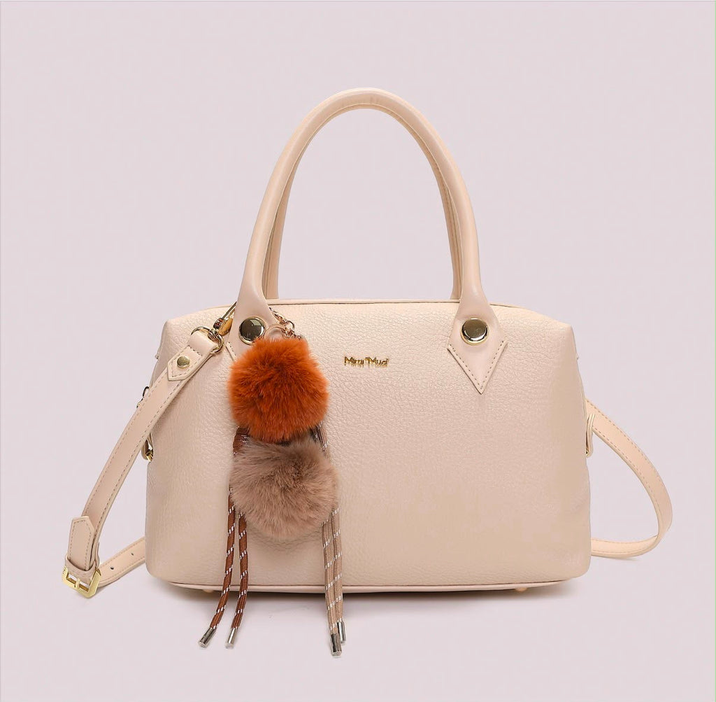 BORSA A BAULETTO CON DETTAGLIO APPESO- MIMI’ MUA’