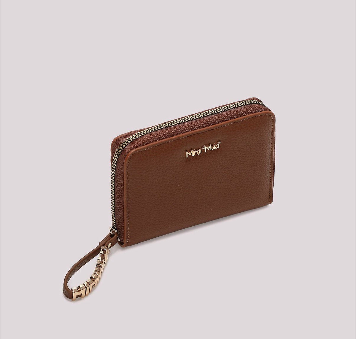PORTAFOGLIO MEDIO BASIC CON TIRA ZIP LOGATO
