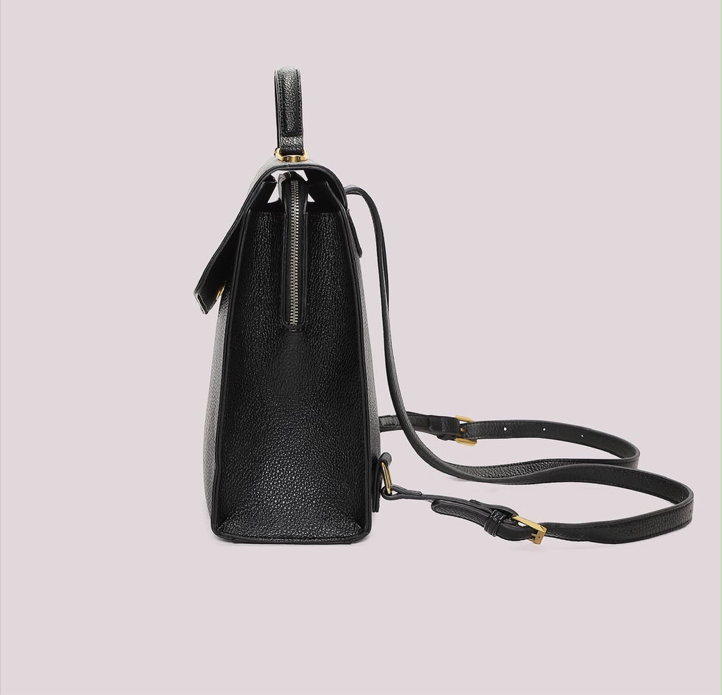 ZAINO CON DETTAGLI SATINATI