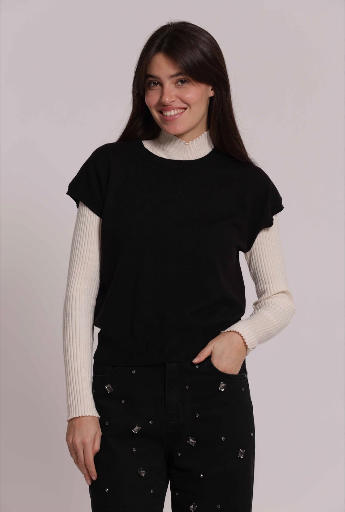 MAGLIA MANICHE CORTE