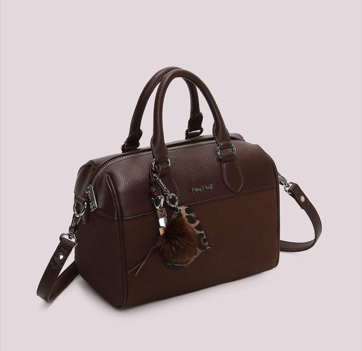 BORSA BAULETTO CON CHARM E CUORE- MIMI’ MUA’