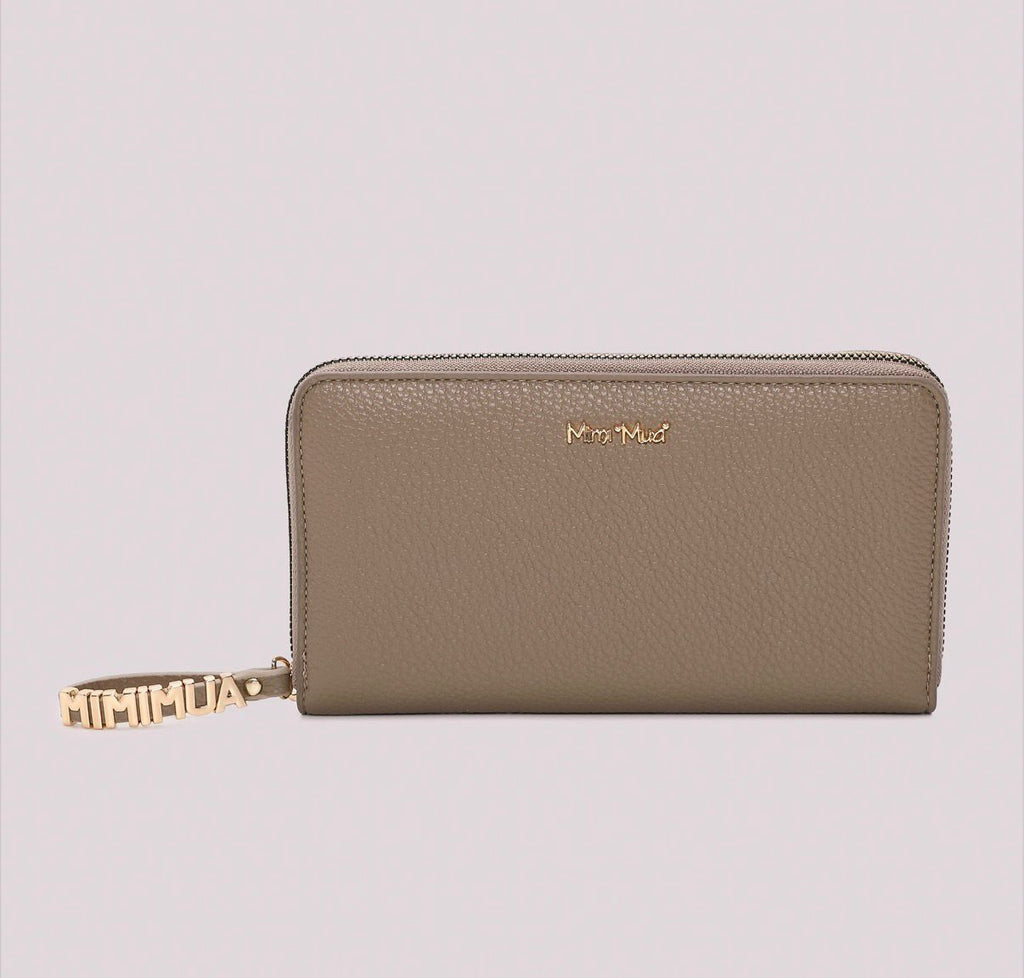 PORTAFOGLIO GRANDE BASIC CON TIRA ZIP LOGATO