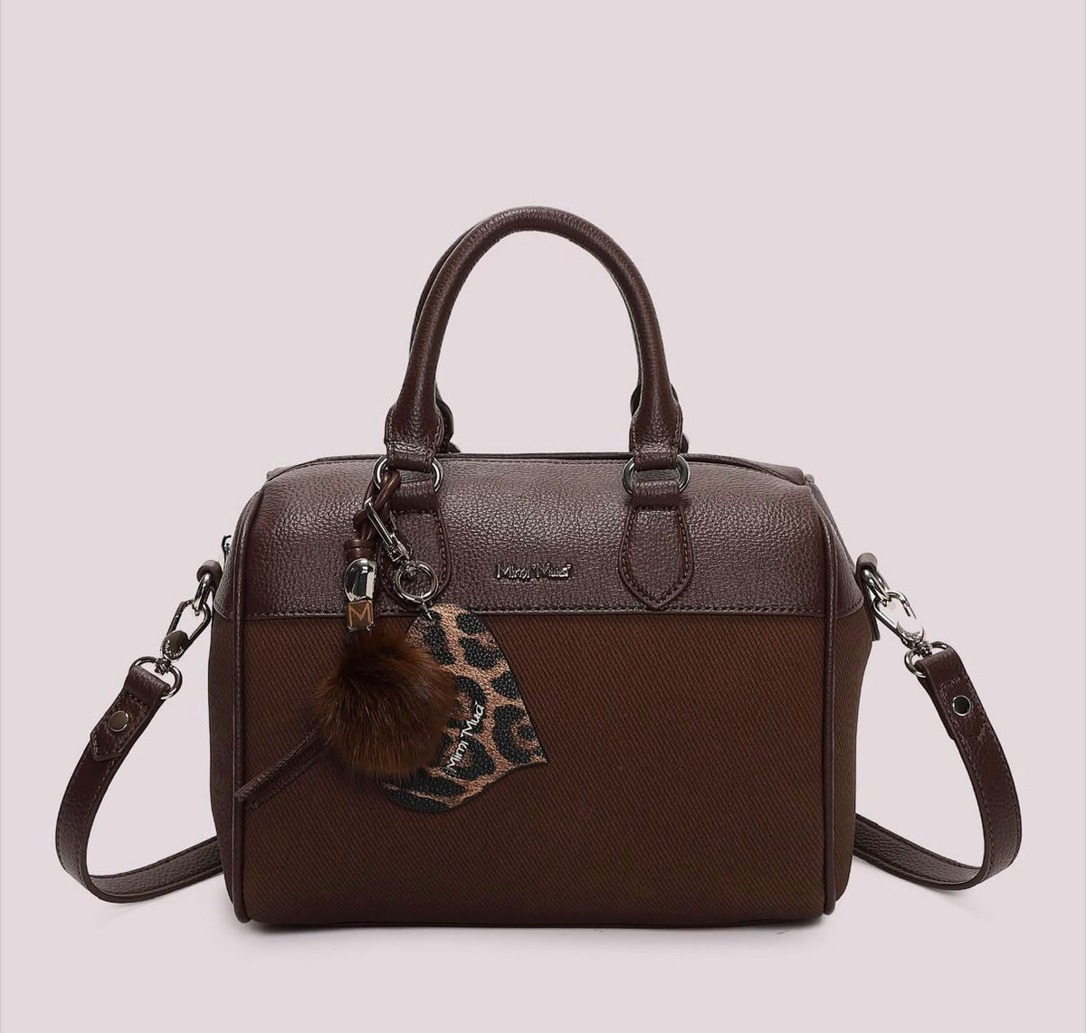 BORSA BAULETTO CON CHARM E CUORE- MIMI’ MUA’