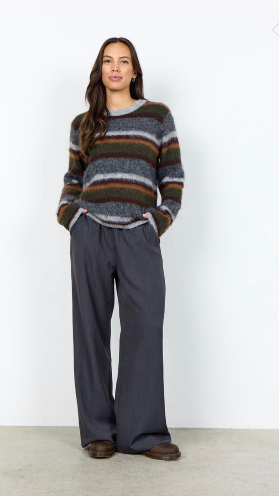 MAGLIONE PELOSETTO RIGATO
