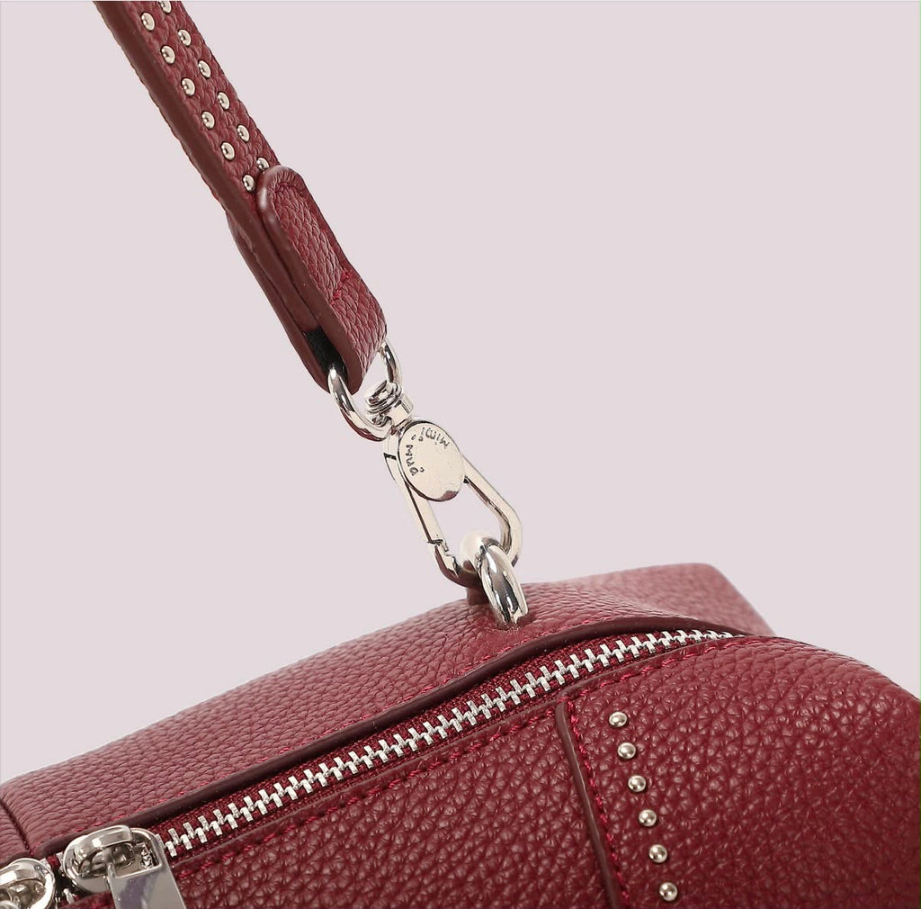 BORSA A SPALLA CON PICCOLE BORCHIE- MIMI’ MUA’