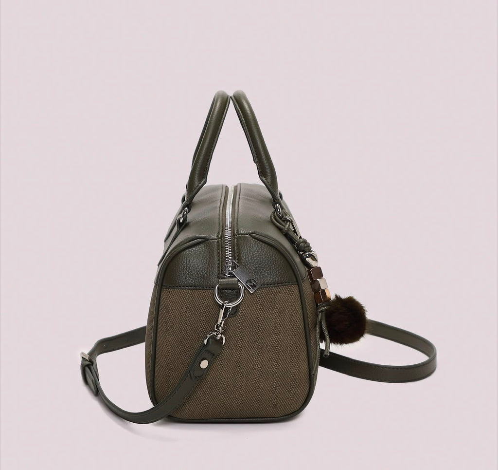 BORSA BAULETTO CON CHARM E CUORE- MIMI’ MUA’