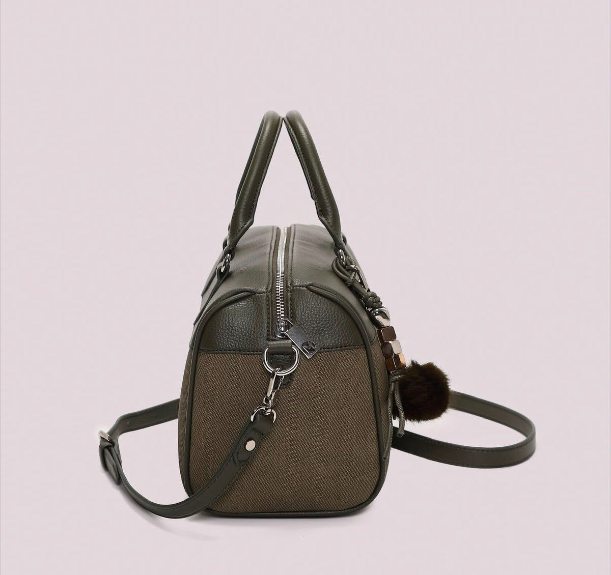BORSA BAULETTO CON CHARM E CUORE- MIMI’ MUA’