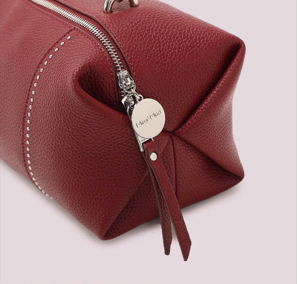 BORSA A SPALLA CON PICCOLE BORCHIE- MIMI’ MUA’